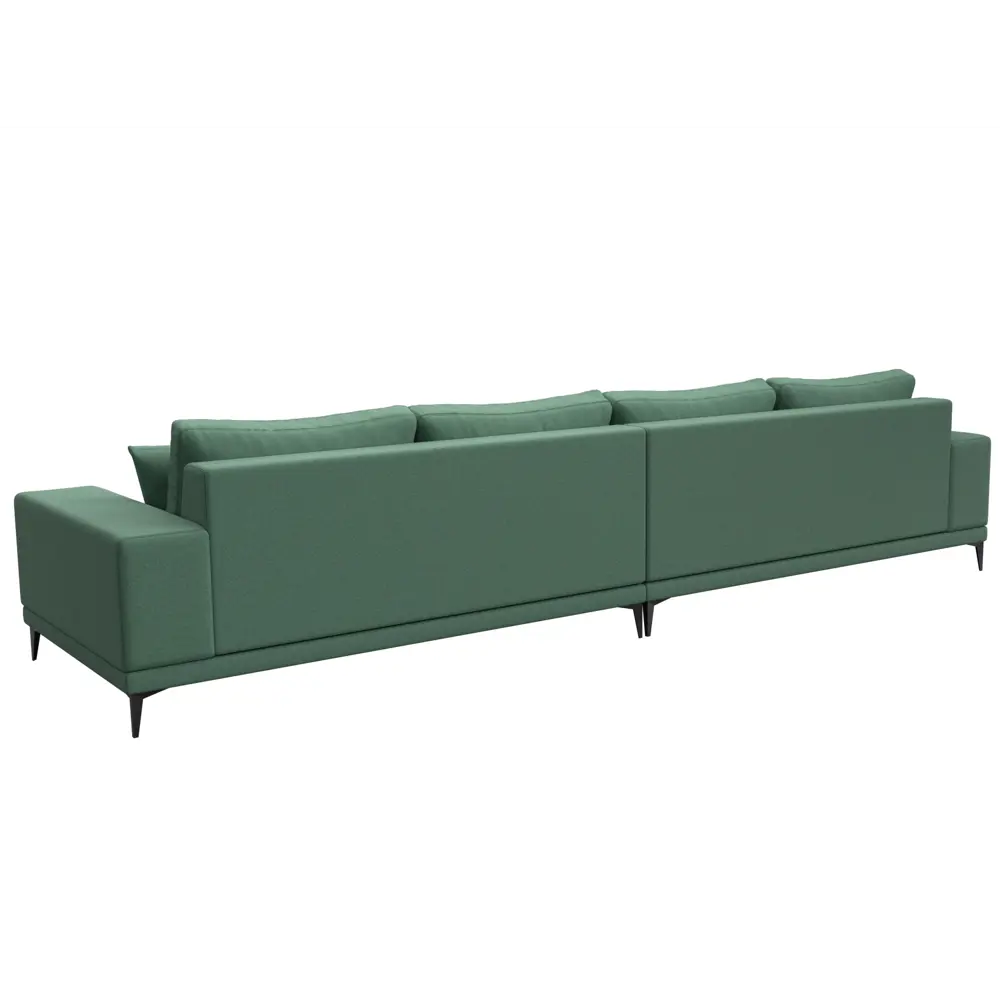 Фото 5 Диван прямой Льюес Лонг Лига диванов 124251 354x88x103 см рогожка цвет амур 11 зеленый Фото 5 Диван прямой Льюес Лонг Лига диванов 124251 354x88x103 см рогожка цвет амур 11 зеленый