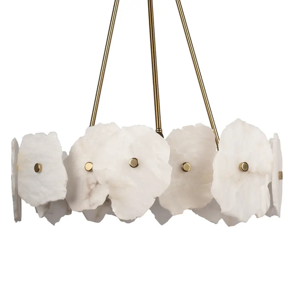 Фото 3 Светильник подвесной светодиодный Loft It Alicante 10248-600 9.75 м² теплый белый (желтый) свет цвет мрамор/медный