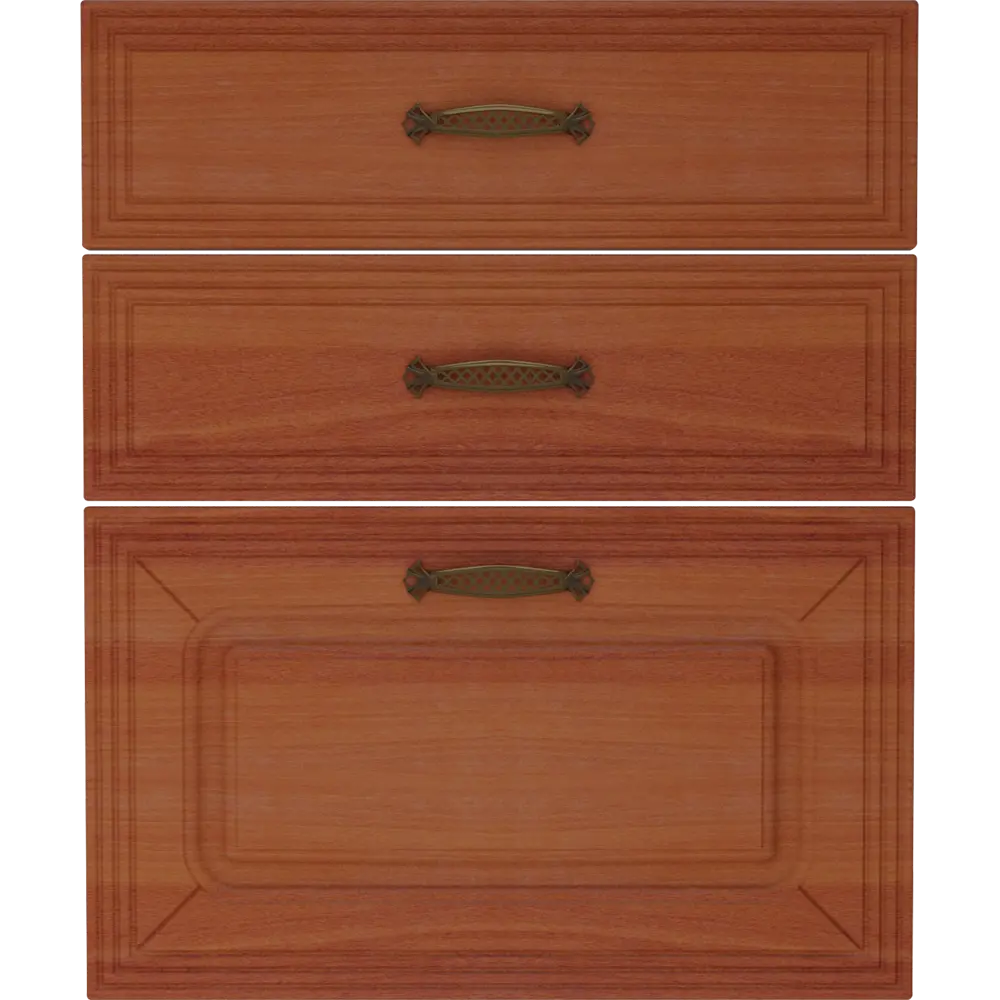 Фото Фасад универсальный для кухонного шкафа Beneli Леда 59.60x71.60x1.60 см МДФ цвет итальянский орех