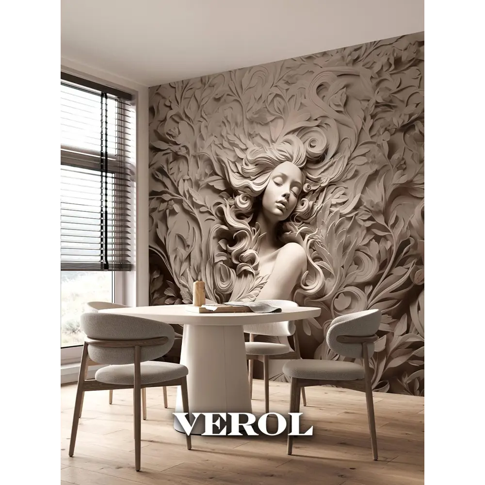 Фото 4 Фотообои флизелиновые Verol Девушка барельеф 401-ФФО-05979, 300x283 см
