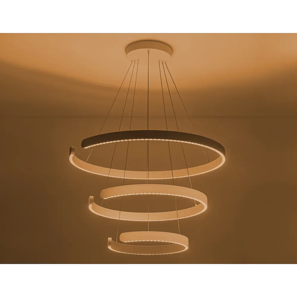 Фото 4 Люстра подвесная светодиодная Ambrella Light Comfort Ambr_fl5887 28 м² теплый белый (желтый) свет цвет белый Фото 4 Люстра подвесная светодиодная Ambrella Light Comfort Ambr_fl5887 28 м² теплый белый (желтый) свет цвет белый