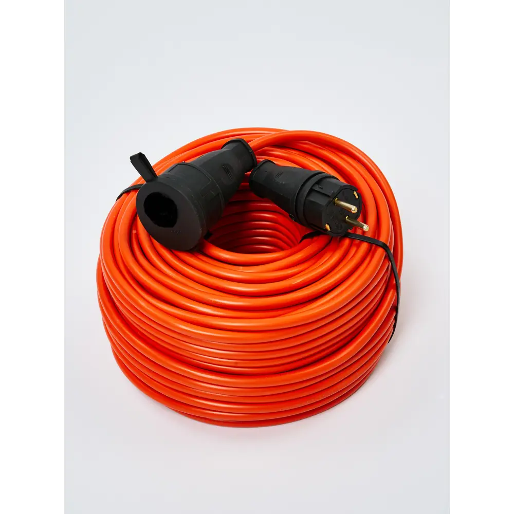 Фото 3 Удлинитель-шнур TOP 121 ПВС 3x1.5 10 м 1 розетка 3500 Вт с заземлением IP44 цвет черный