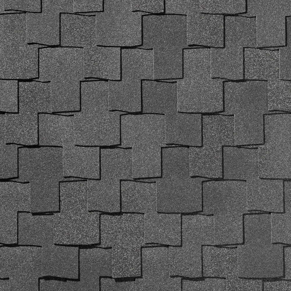 Фото Гибкая черепица Quiet Tile Bohho 2.75м² цвет антрацитово-серый Фото Гибкая черепица Quiet Tile Bohho 2.75м² цвет антрацитово-серый