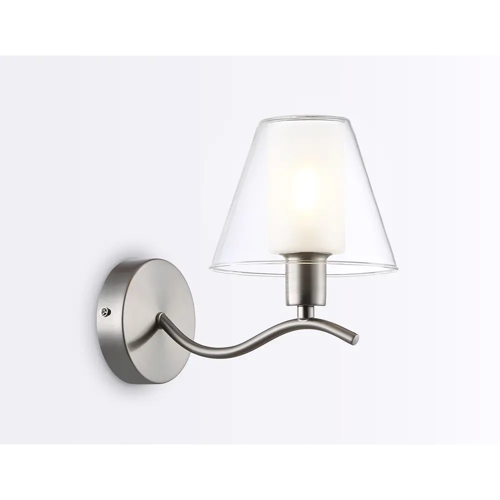 Фото 2 Настенный светильник Ambrella light High light Lh57085 цвет белый матовый/никель Фото 2 Настенный светильник Ambrella light High light Lh57085 цвет белый матовый/никель