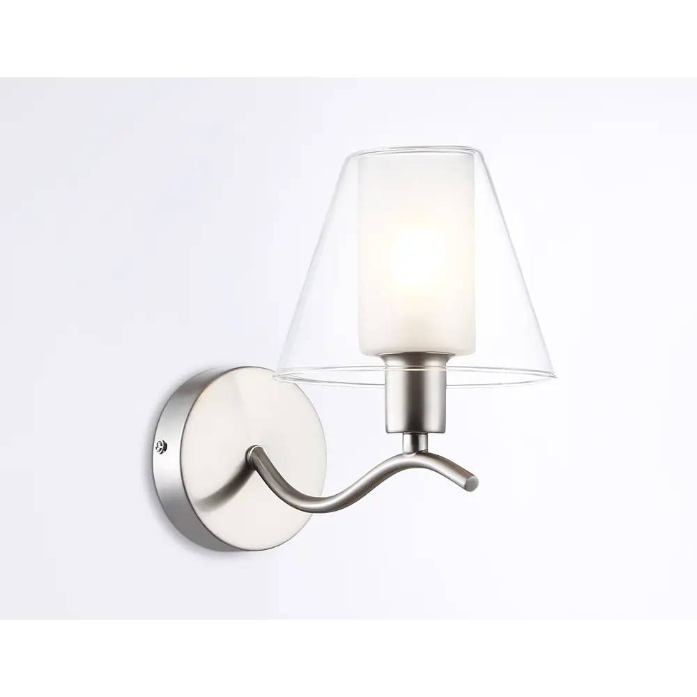 Фото Настенный светильник Ambrella light High light Lh57085 цвет белый матовый/никель Фото Настенный светильник Ambrella light High light Lh57085 цвет белый матовый/никель
