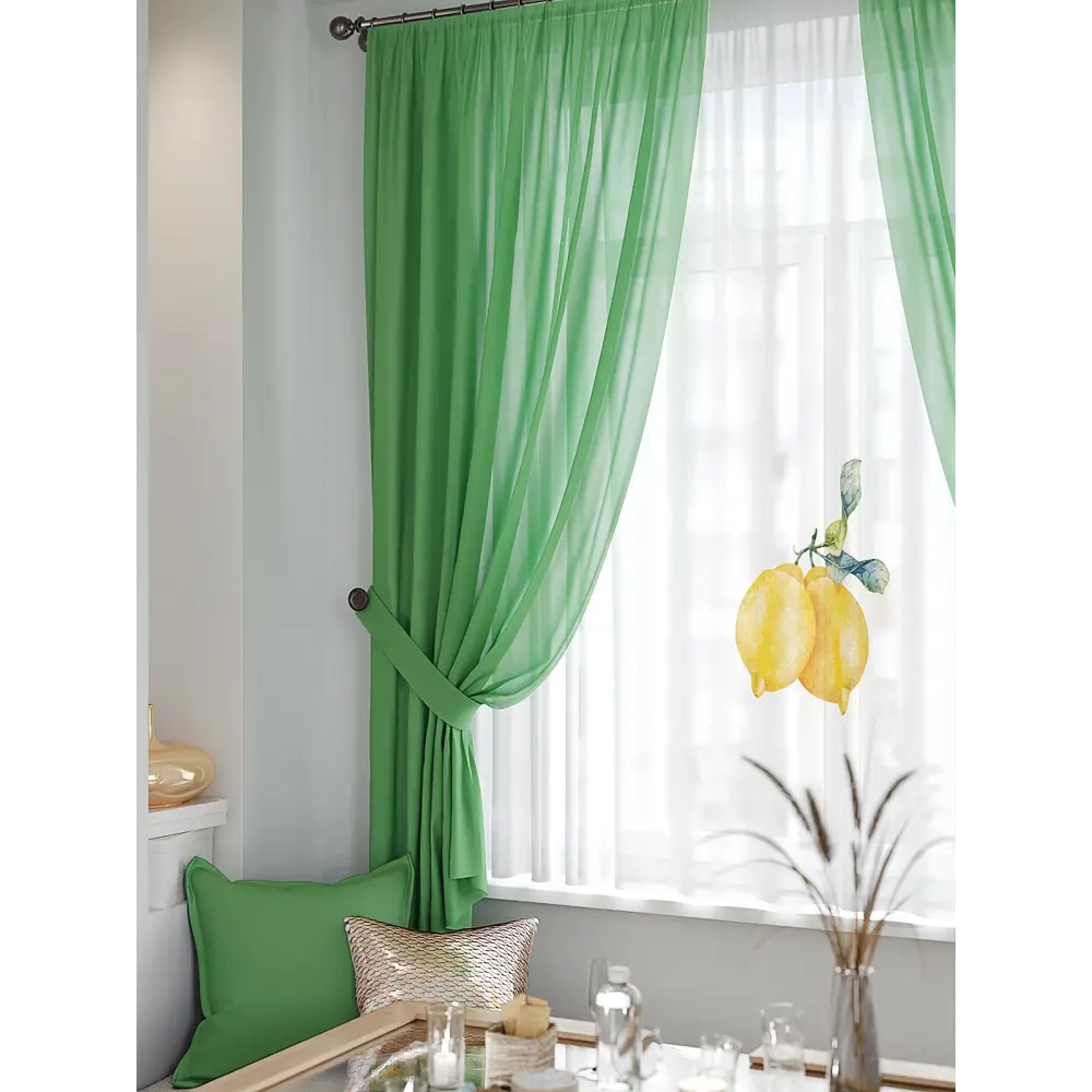 Фото 2 Тюль Helga TD-550420 на шторной ленте 300x180 см цвет разноцветный Фото 2 Тюль Helga TD-550420 на шторной ленте 300x180 см цвет разноцветный