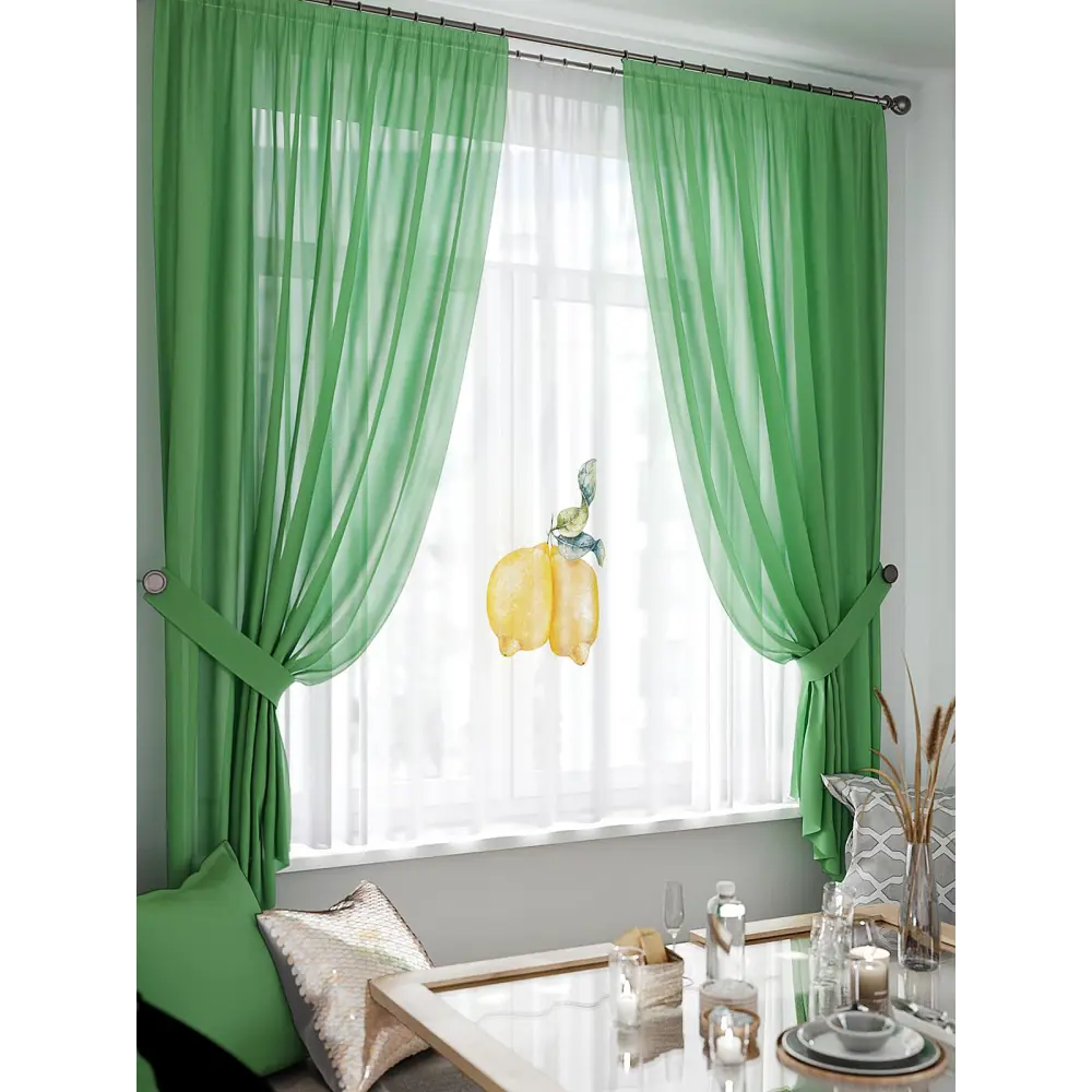 Фото 3 Тюль Helga TD-550420 на шторной ленте 300x180 см цвет разноцветный Фото 3 Тюль Helga TD-550420 на шторной ленте 300x180 см цвет разноцветный