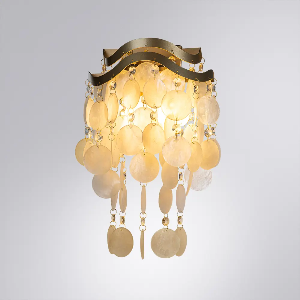 Фото 2 Настенный светильник Arte lamp A4065ap-2sg цвет жёлтый/золотой Фото 2 Настенный светильник Arte lamp A4065ap-2sg цвет жёлтый/золотой