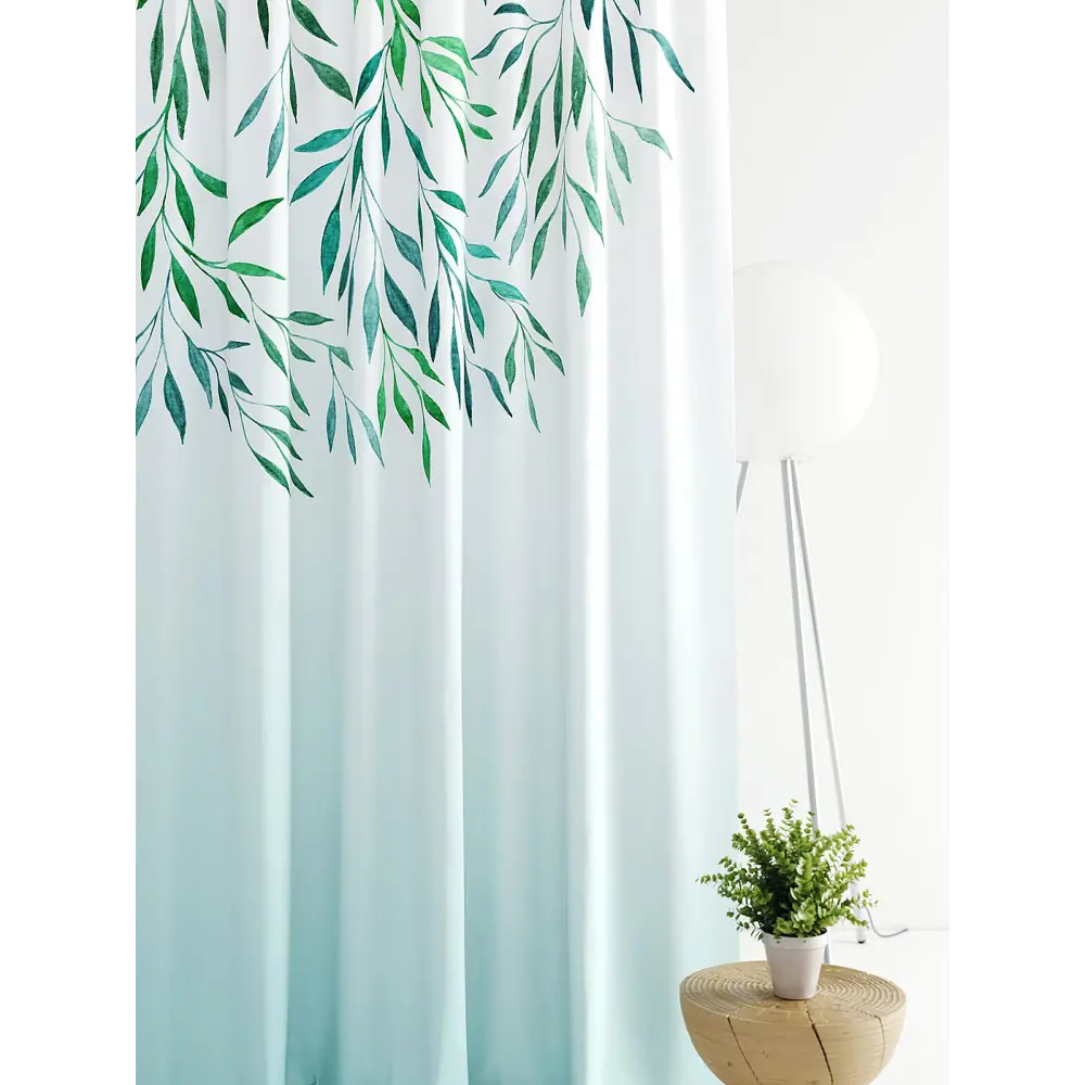 Фото 4 Штора на шторной ленте Comfy Way Линсти - 332 CW592332-270, 270x150 см, цвет белый