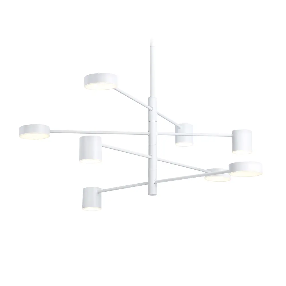 Фото 3 Люстра подвесная светодиодная Ambrella Light Comfort Ambr_fl51688 32 м² теплый белый (желтый) свет цвет белый Фото 3 Люстра подвесная светодиодная Ambrella Light Comfort Ambr_fl51688 32 м² теплый белый (желтый) свет цвет белый