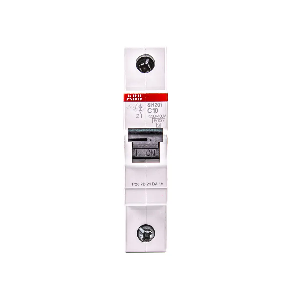 Фото 3 Автоматический выключатель ABB SH200 1P C10 А 6 кА 2CDS211001R0104 Фото 3 Автоматический выключатель ABB SH200 1P C10 А 6 кА 2CDS211001R0104