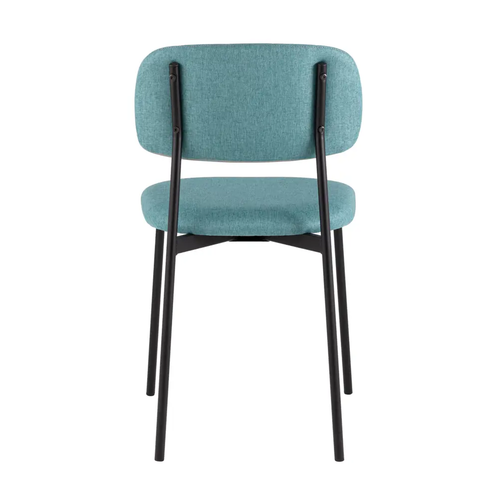 Фото 7 Стул Stool group Майло 43x76x49 см рогожка цвет мятный