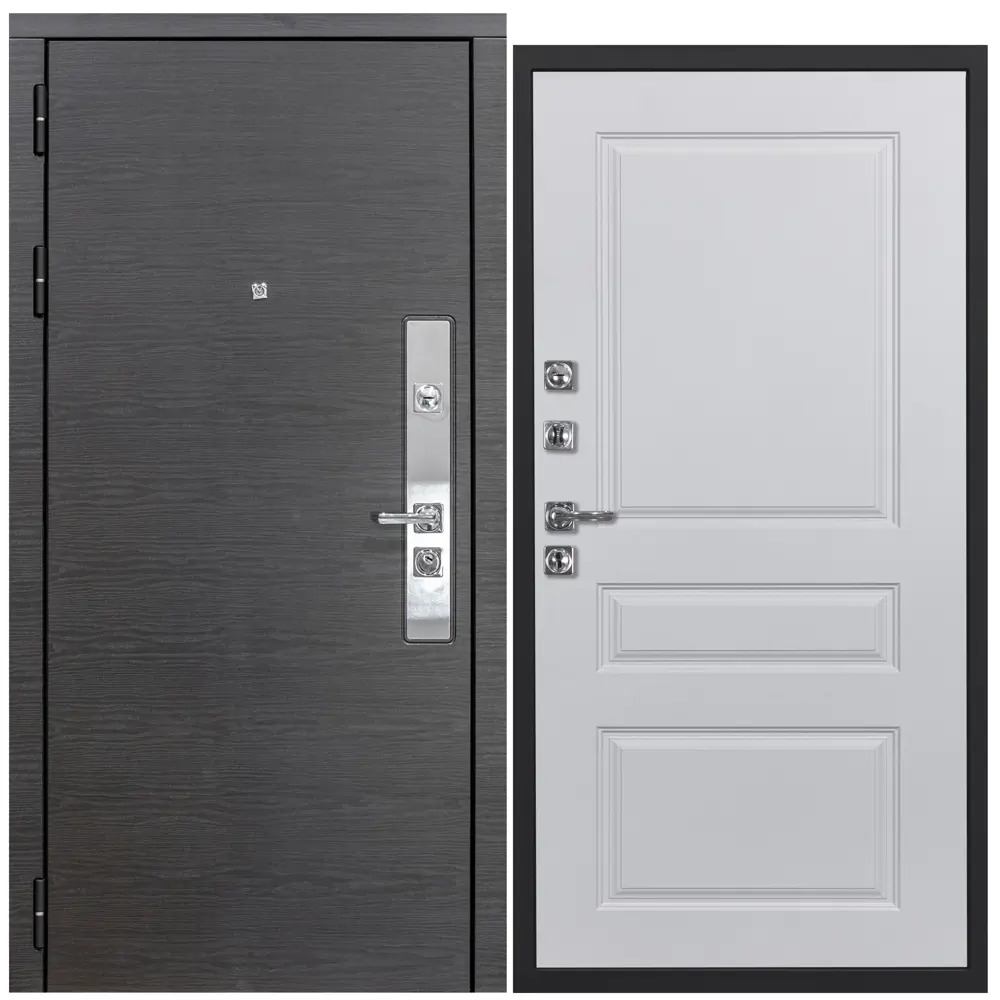 Фото Входная дверь Diva ДХ-39 205x86см левый венге/Д13 белый софт Фото Входная дверь Diva ДХ-39 205x86см левый венге/Д13 белый софт