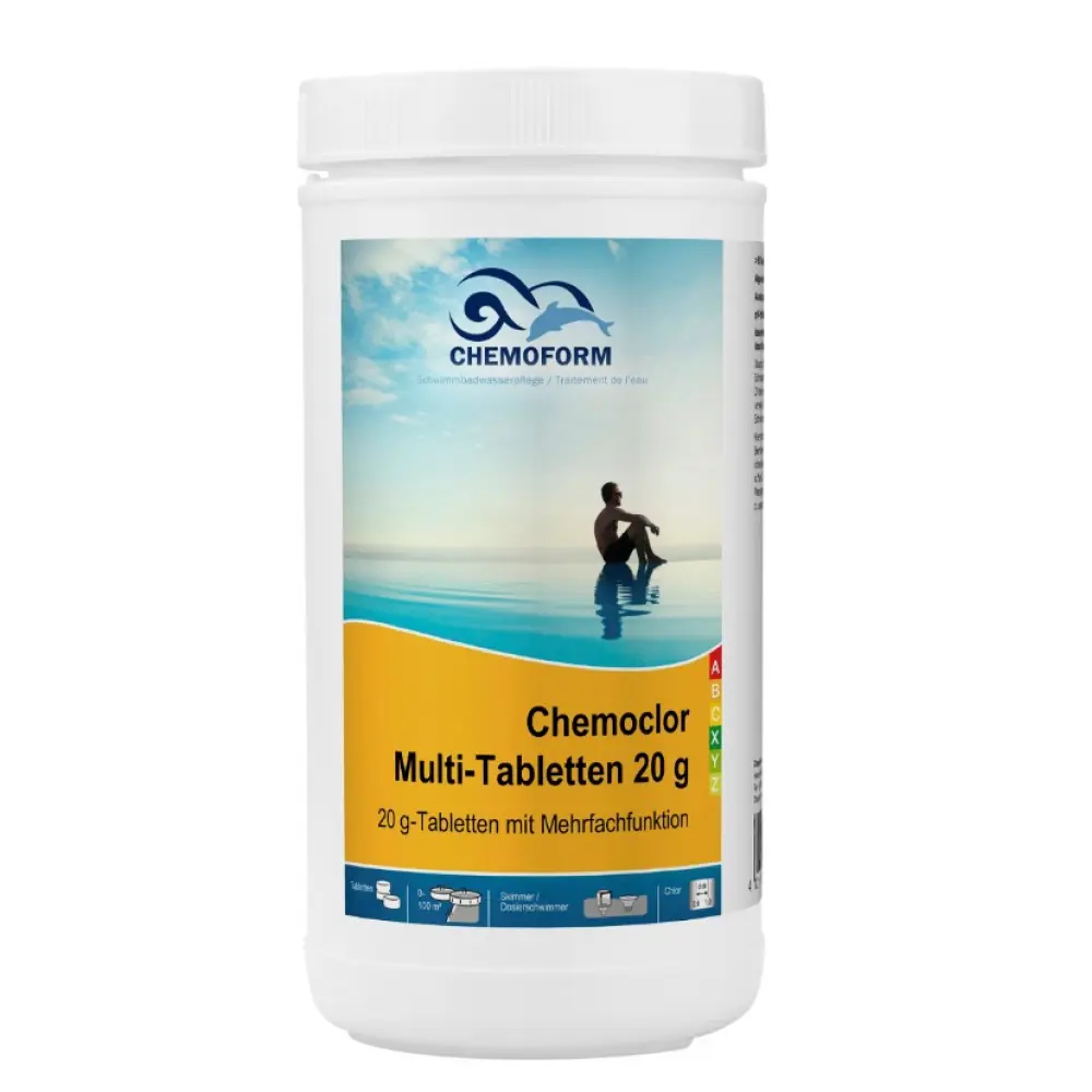 Фото Средство Chemoform для дезинфекции воды в бассейне таблетки 1 кг Фото Средство Chemoform для дезинфекции воды в бассейне таблетки 1 кг