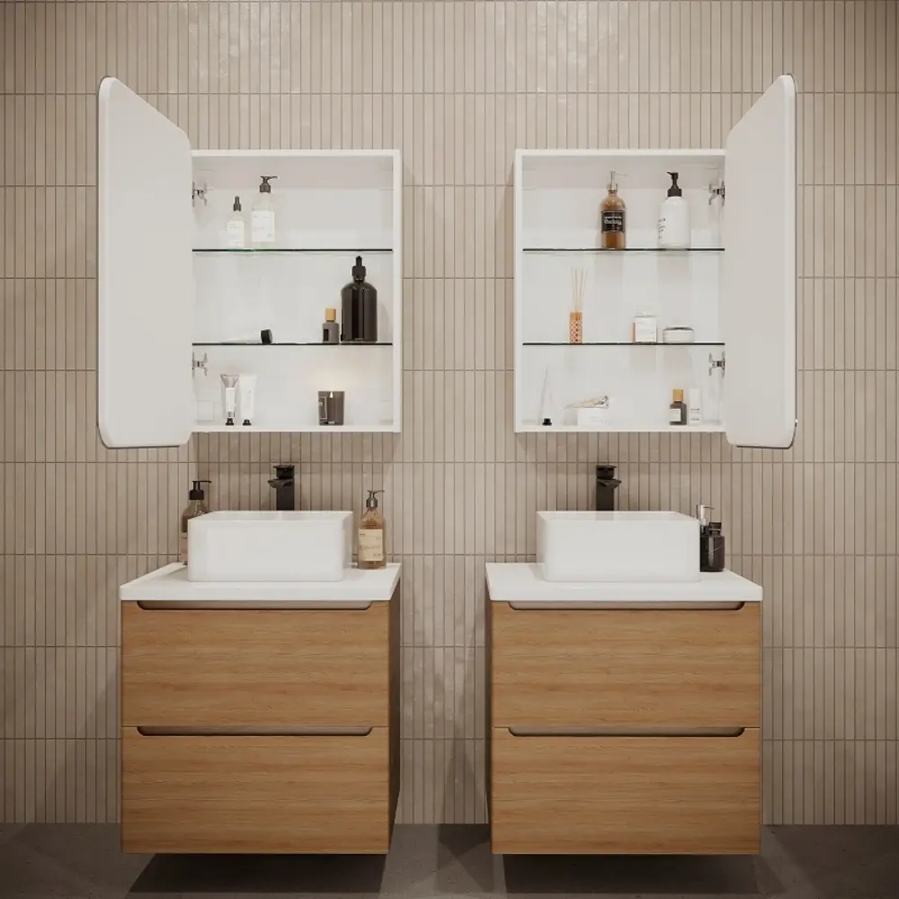 Фото 7 Зеркальный шкаф Mixline Фиджи Flip 60x80 сенсорный цвет белый Фото 7 Зеркальный шкаф Mixline Фиджи Flip 60x80 сенсорный цвет белый