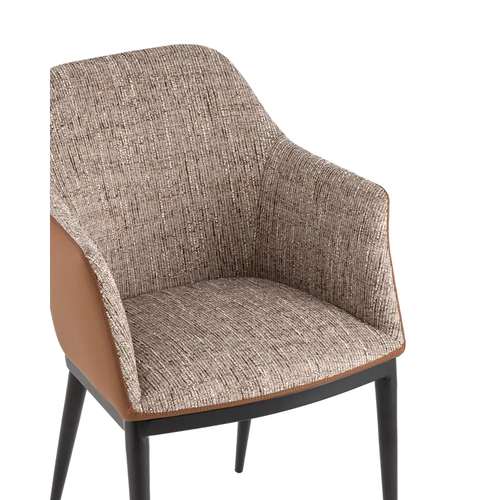 Фото 7 Стул Stool group Itan 43x83x55.5 см рогожка цвет коричневый Фото 7 Стул Stool group Itan 43x83x55.5 см рогожка цвет коричневый
