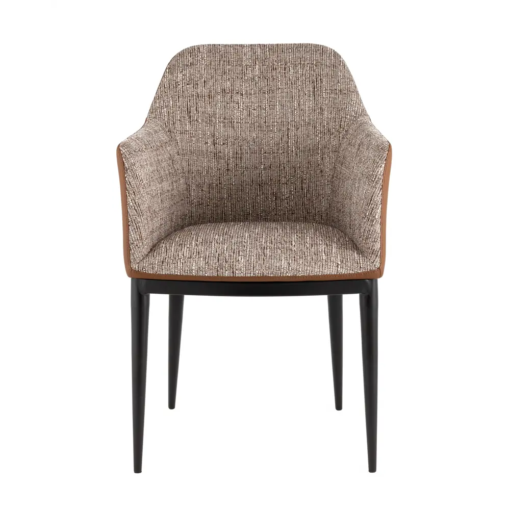 Фото 2 Стул Stool group Itan 43x83x55.5 см рогожка цвет коричневый Фото 2 Стул Stool group Itan 43x83x55.5 см рогожка цвет коричневый