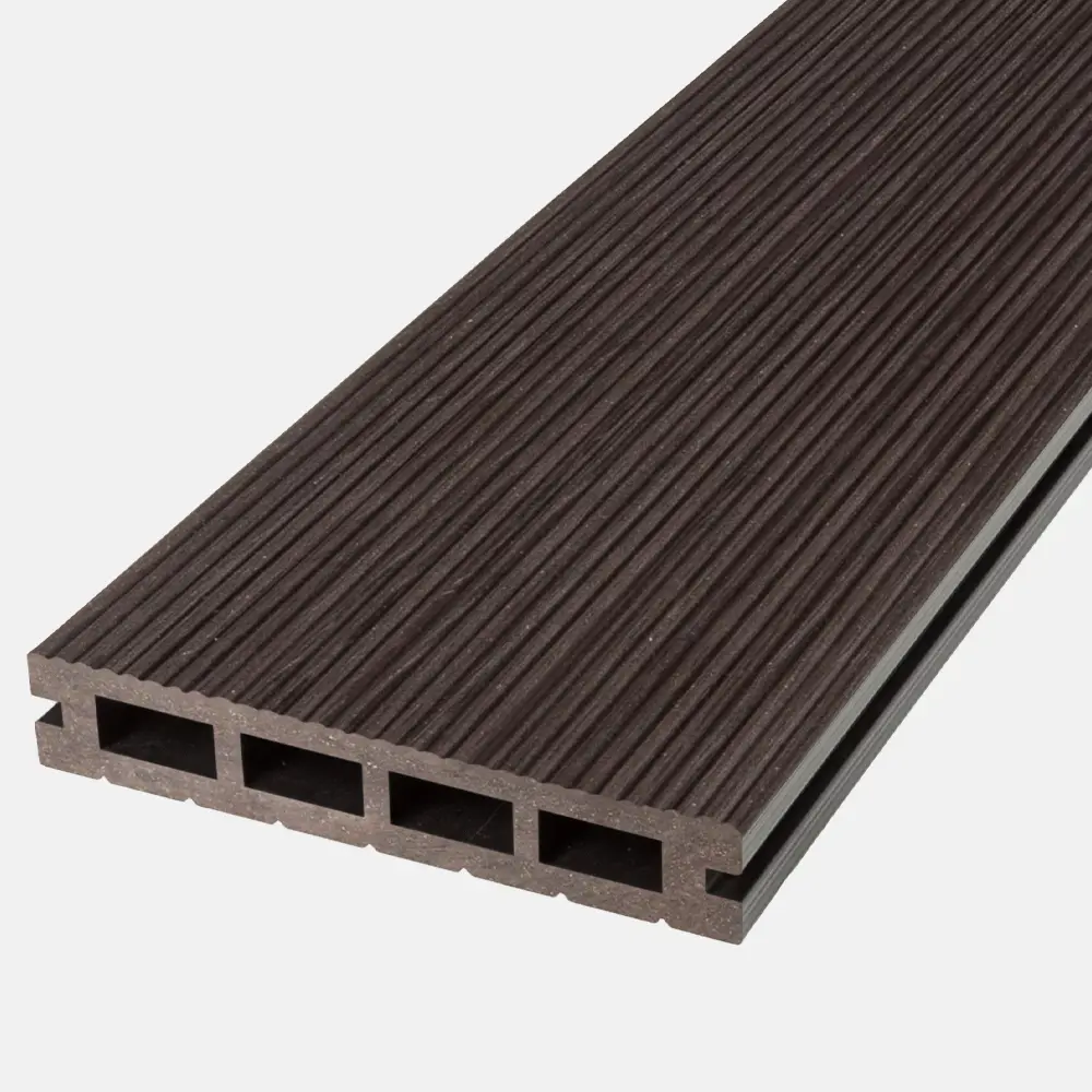 Фото 2 Террасная доска ДПК Deck ecology цвет венге 1500x150x26мм двусторонний вельвет 0.14м² 6шт Фото 2 Террасная доска ДПК Deck ecology цвет венге 1500x150x26мм двусторонний вельвет 0.14м² 6шт