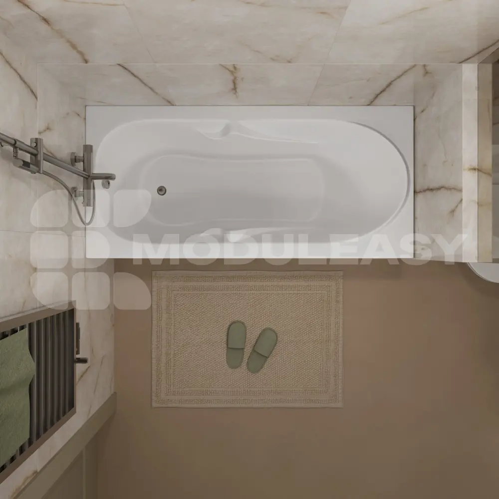 Фото 8 Прямоугольная ванна Moduleasy FINNEL 01лен1670 акрил 160х70см Фото 8 Прямоугольная ванна Moduleasy FINNEL 01лен1670 акрил 160х70см