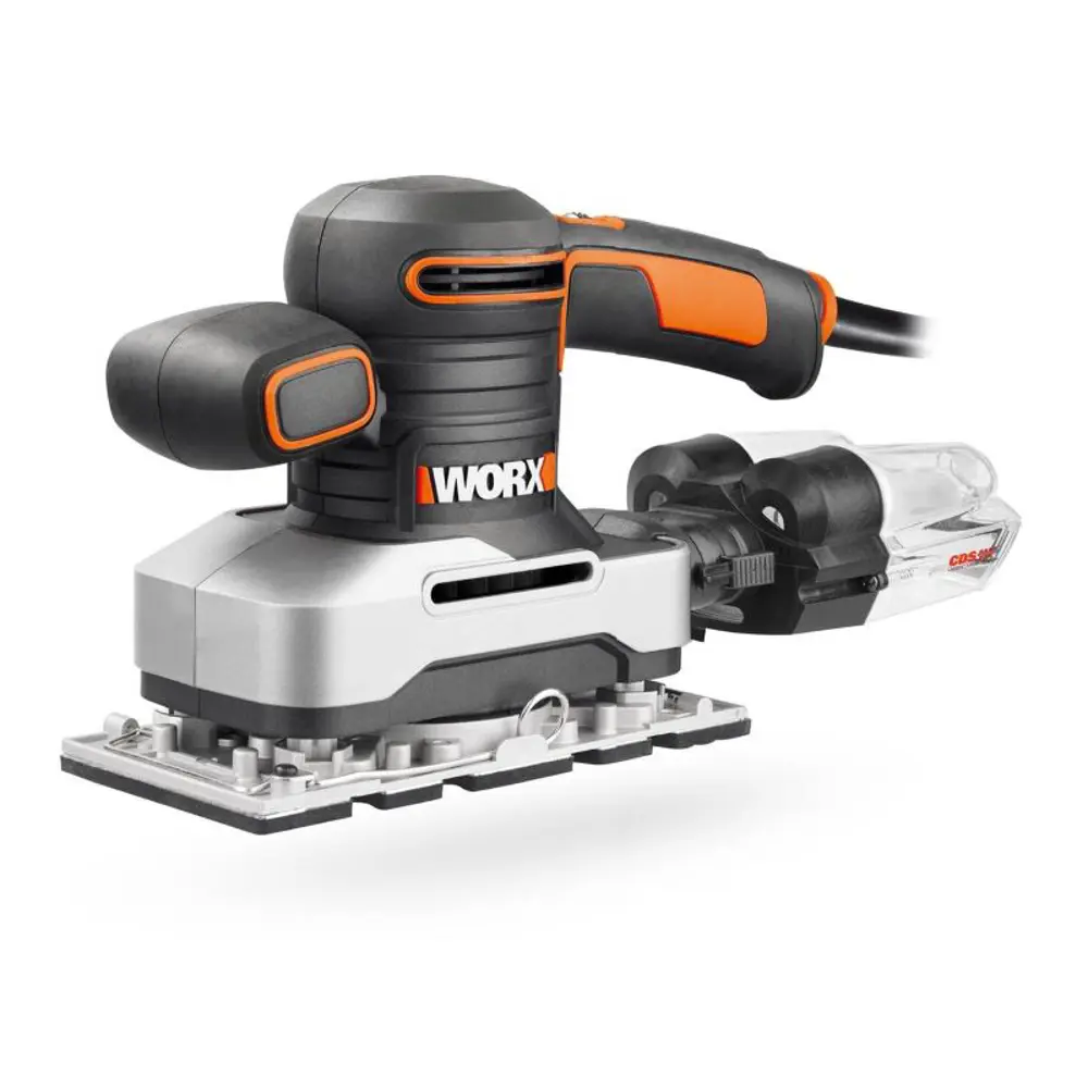 Фото Вибрационная шлифмашина сетевая Worx WX642.1 НСК, 270 Вт, 90x187 мм Фото Вибрационная шлифмашина сетевая Worx WX642.1 НСК, 270 Вт, 90x187 мм