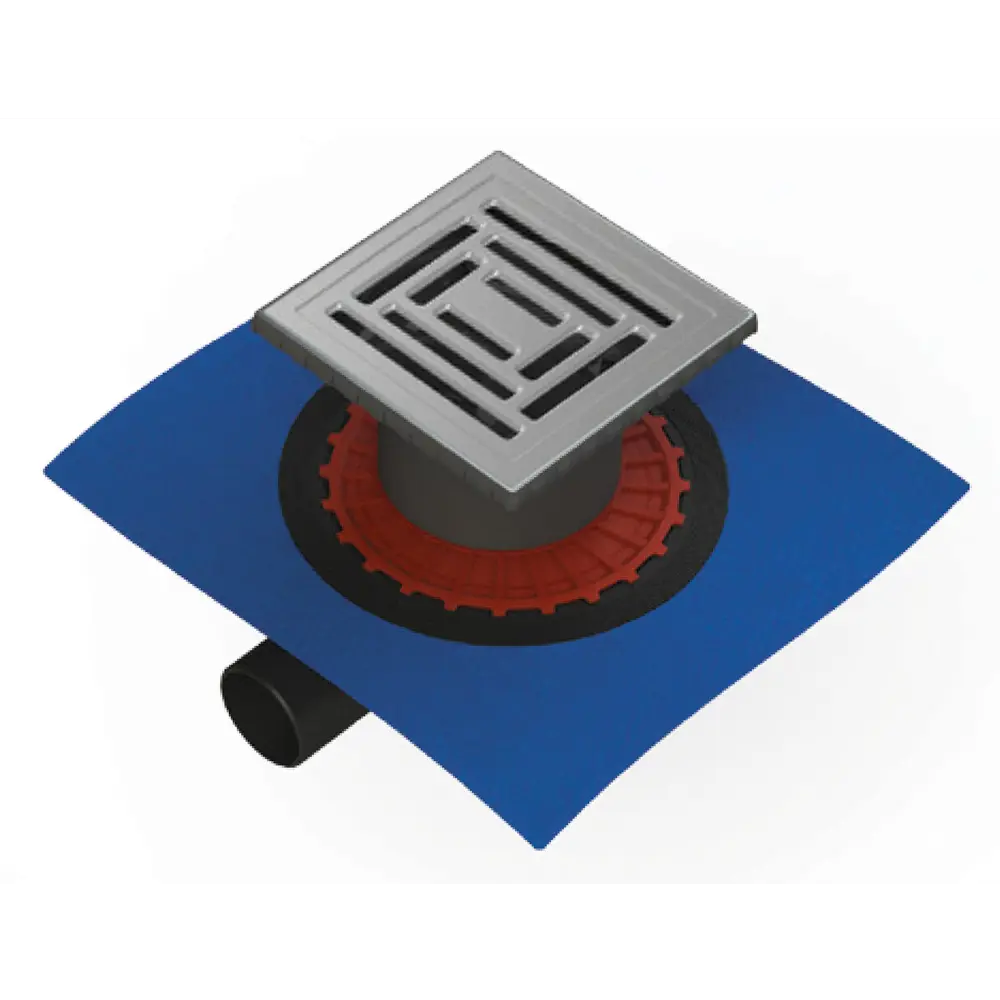 Фото Трап для душа Berges Zentrum Uno 090372, 150x150 мм Фото Трап для душа Berges Zentrum Uno 090372, 150x150 мм