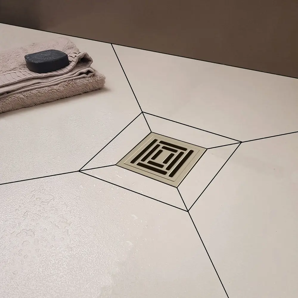 Фото 4 Трап для душа Berges Zentrum Uno 090372, 150x150 мм Фото 4 Трап для душа Berges Zentrum Uno 090372, 150x150 мм