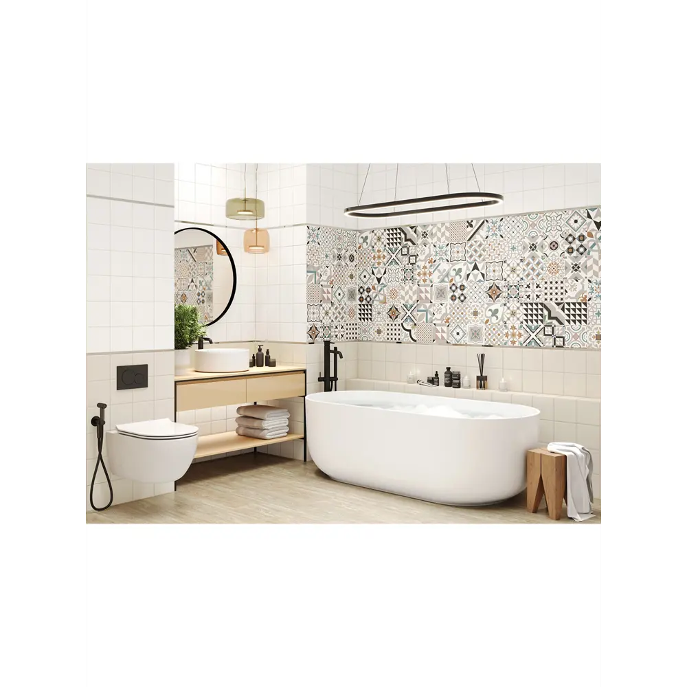 Фото Настенная плитка New trend Design art WT36DST11 30x60см цвет бежевый Фото Настенная плитка New trend Design art WT36DST11 30x60см цвет бежевый
