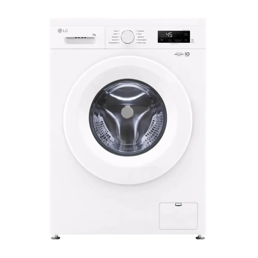 Фото Стиральная машина Lg F2y1hs3w 59.9x84.9x44.1 см 7 кг цвет белый Фото Стиральная машина Lg F2y1hs3w 59.9x84.9x44.1 см 7 кг цвет белый