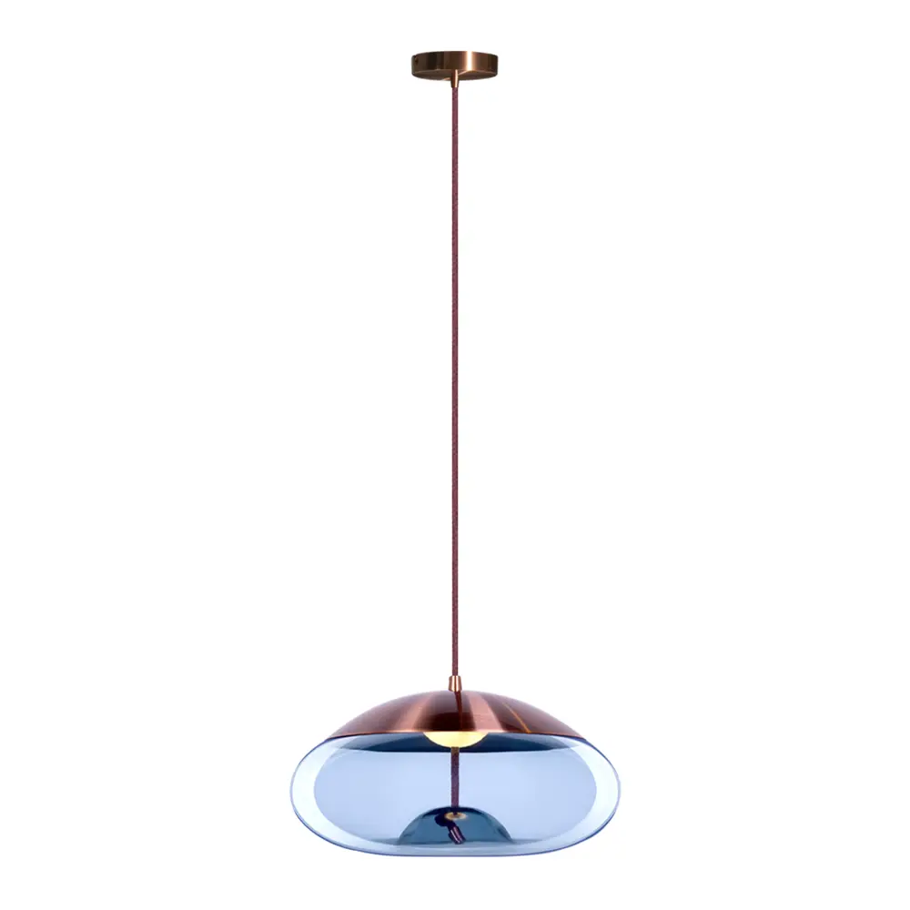 Фото 2 Светильник подвесной светодиодный Loft It Knot Lf_8133-d 1.43 м² теплый белый (желтый) свет цвет голубой/медный Фото 2 Светильник подвесной светодиодный Loft It Knot Lf_8133-d 1.43 м² теплый белый (желтый) свет цвет голубой/медный