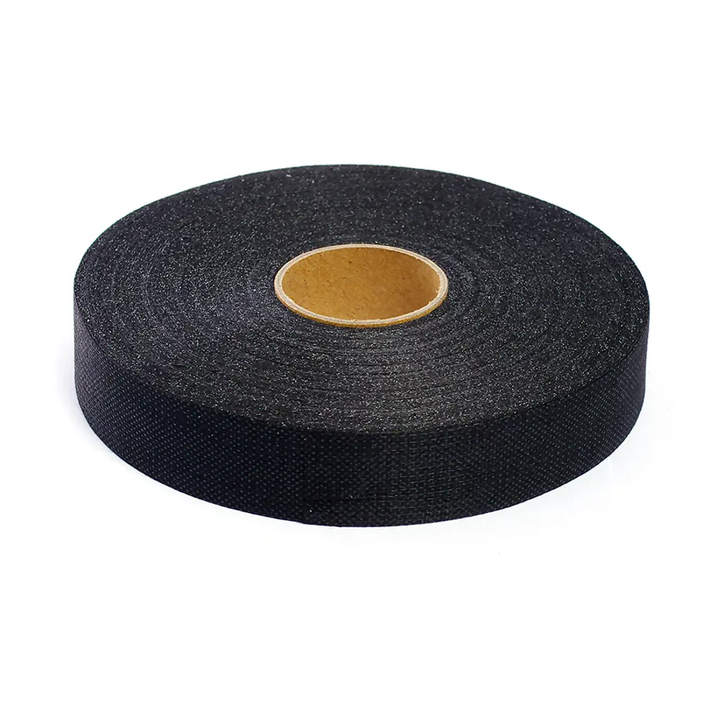 Фото 3 Лента Idealtex нитепрошивная клеевая по долевой 25мм черный 4725B набор 10рул*100м 4725B.25/10/ЧЕР