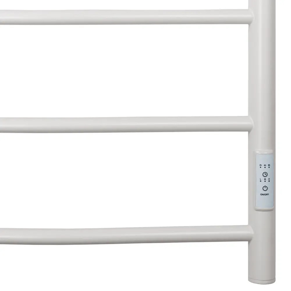 Фото 6 Полотенцесушитель электрический Primoclima Stella E White 500x800 мм 110 Вт с терморегулятором лесенка цвет белый матовый Фото 6 Полотенцесушитель электрический Primoclima Stella E White 500x800 мм 110 Вт с терморегулятором лесенка цвет белый матовый