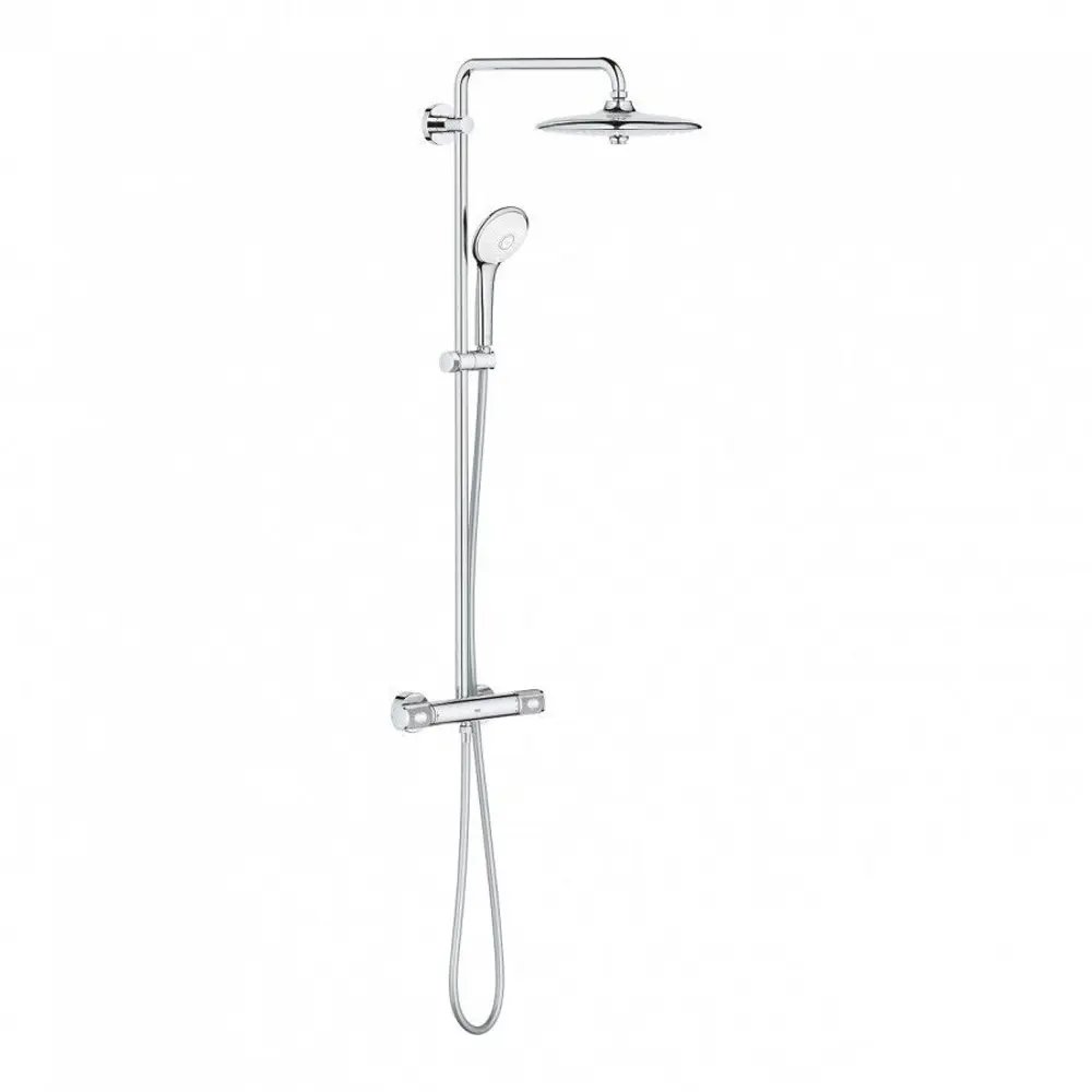 Фото Душевая система Grohe 27615002 1 режим цвет хром Фото Душевая система Grohe 27615002 1 режим цвет хром