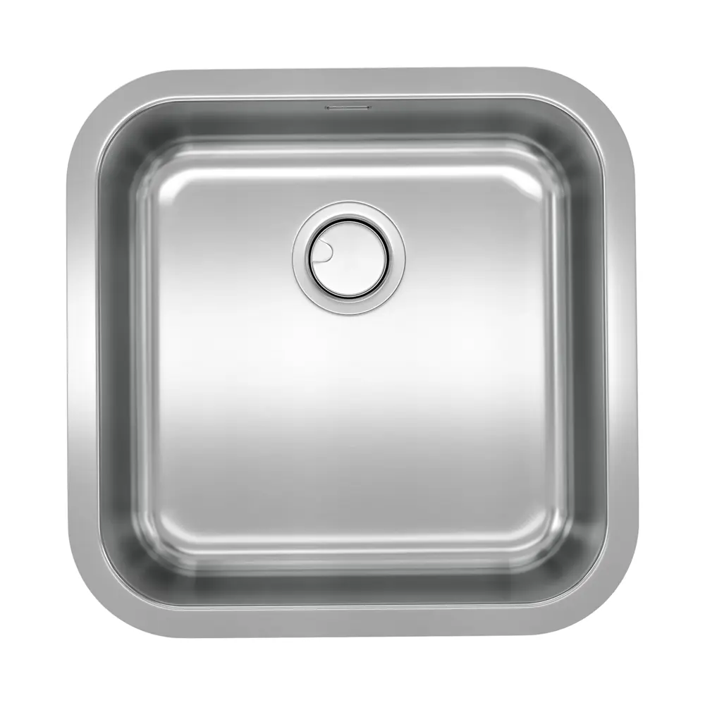 Фото Мойка для кухни Reflexion RX2444SS 45x45 см глубина чаши 17 см нержавеющая сталь aisi 304 цвет полированная сталь Фото Мойка для кухни Reflexion RX2444SS 45x45 см глубина чаши 17 см нержавеющая сталь aisi 304 цвет полированная сталь