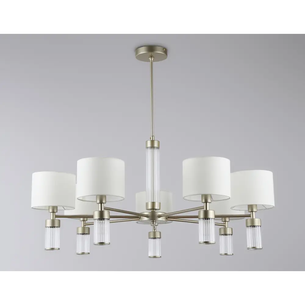 Фото 3 Люстра на штанге Ambrella Light High Ambr_lh71303 7 ламп 28 м² цвет белый/золото Фото 3 Люстра на штанге Ambrella Light High Ambr_lh71303 7 ламп 28 м² цвет белый/золото