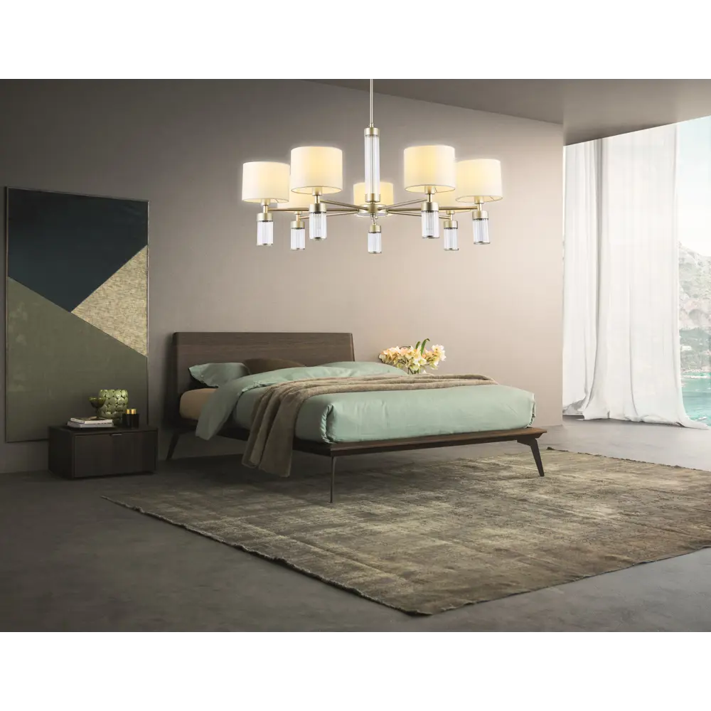 Фото 5 Люстра на штанге Ambrella Light High Ambr_lh71303 7 ламп 28 м² цвет белый/золото Фото 5 Люстра на штанге Ambrella Light High Ambr_lh71303 7 ламп 28 м² цвет белый/золото