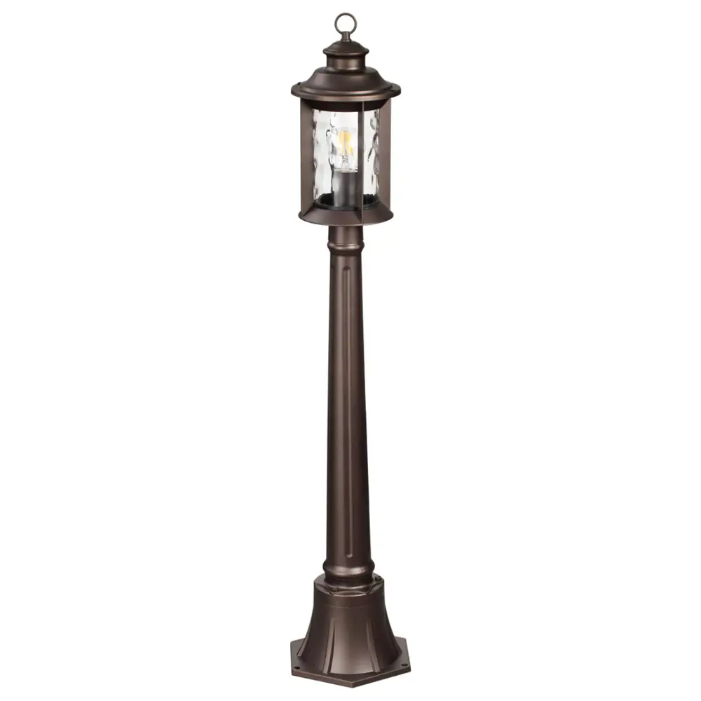 Фото Фонарный столб уличный Odeon Light Nature Od_4961_1f 60 Вт 107.6 см IP44 цвет коричневый Фото Фонарный столб уличный Odeon Light Nature Od_4961_1f 60 Вт 107.6 см IP44 цвет коричневый