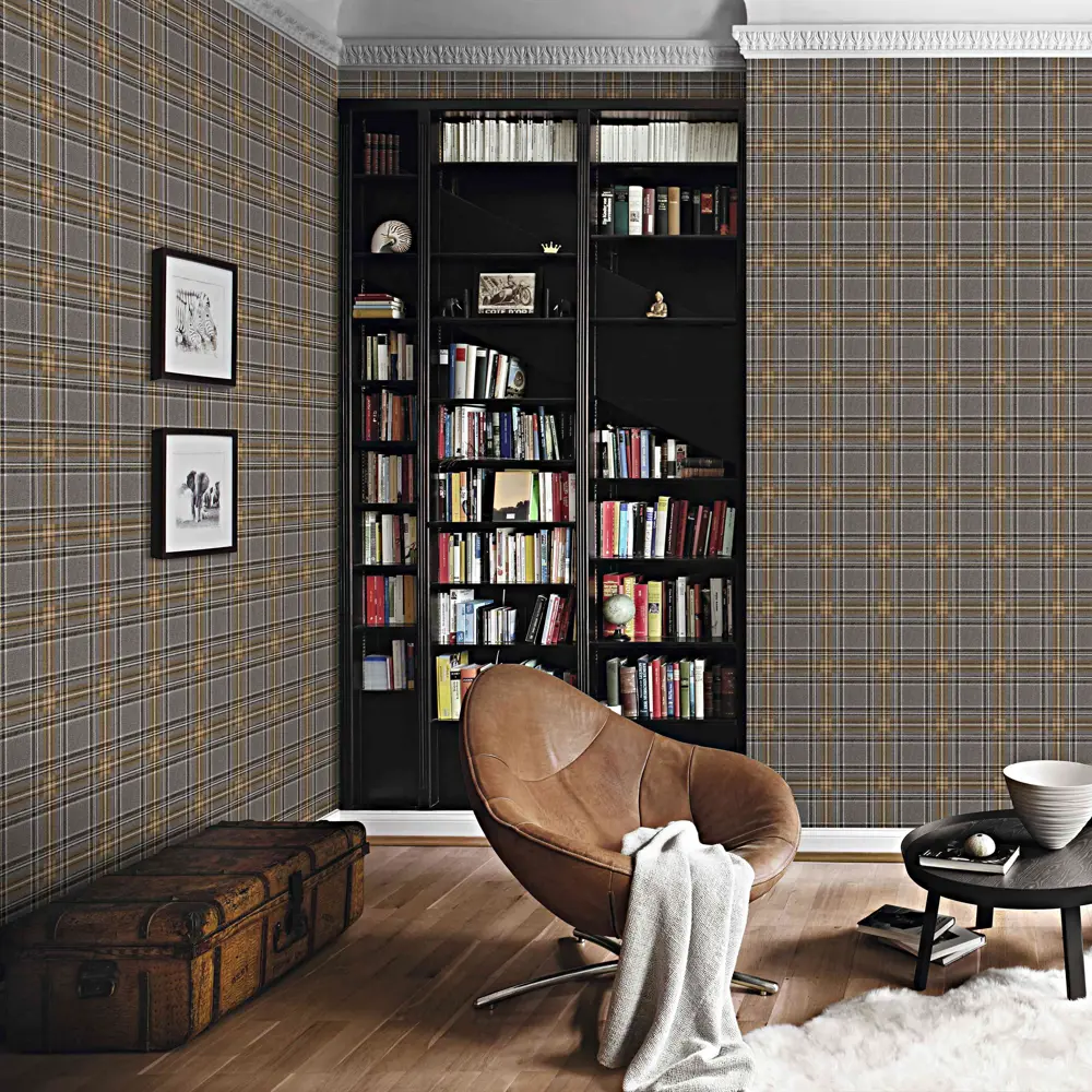 Фото 4 Обои флизелиновые Wall Up Sherlock коричнево-серые 1.06 м 654660 Фото 4 Обои флизелиновые Wall Up Sherlock коричнево-серые 1.06 м 654660
