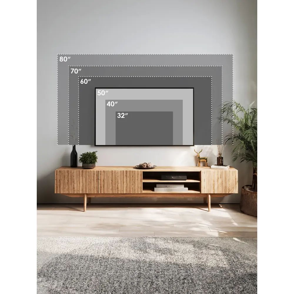Фото 3 Тумба под телевизор Puzzlemebel Келли светло-коричневый 2100 210x47x37 см лдсп цвет светло-коричневый Фото 3 Тумба под телевизор Puzzlemebel Келли светло-коричневый 2100 210x47x37 см лдсп цвет светло-коричневый