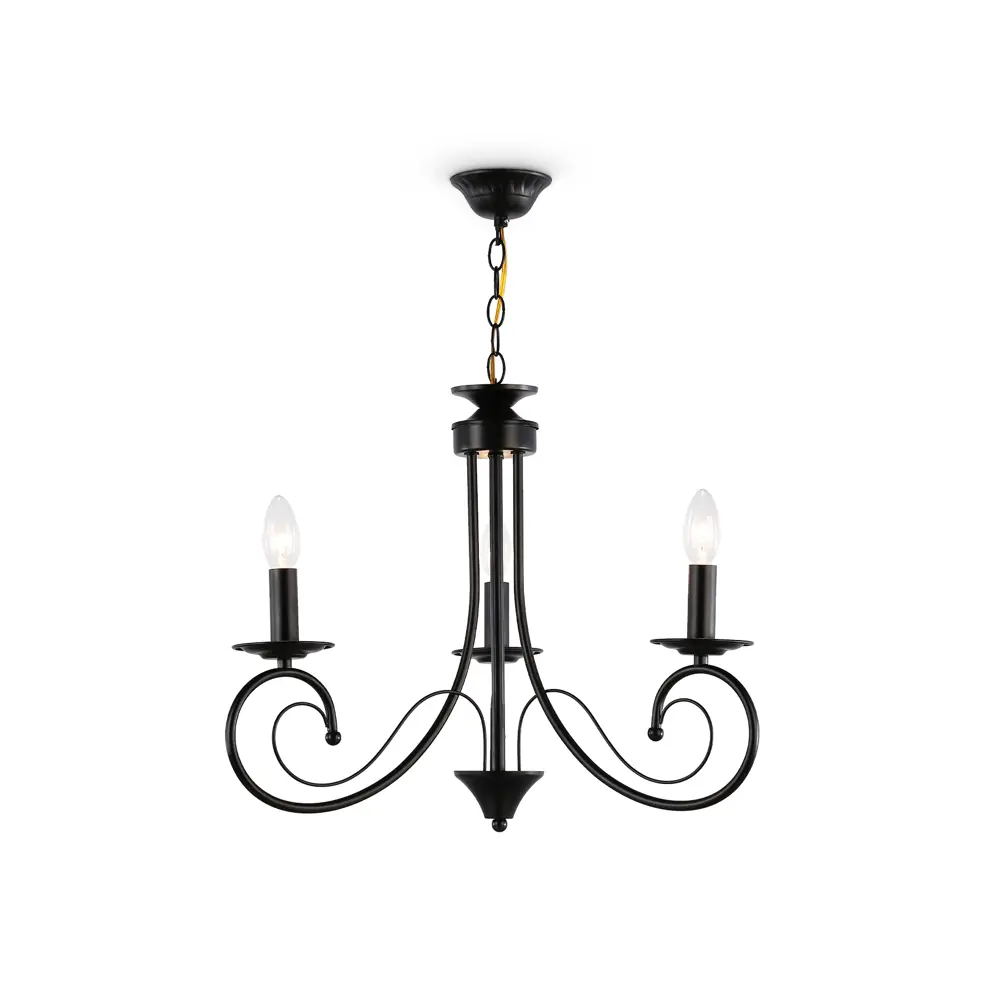 Фото 2 Люстра подвесная Ambrella Light Traditional Ambr_tr9606 3 лампы 4.71 м² цвет черный Фото 2 Люстра подвесная Ambrella Light Traditional Ambr_tr9606 3 лампы 4.71 м² цвет черный