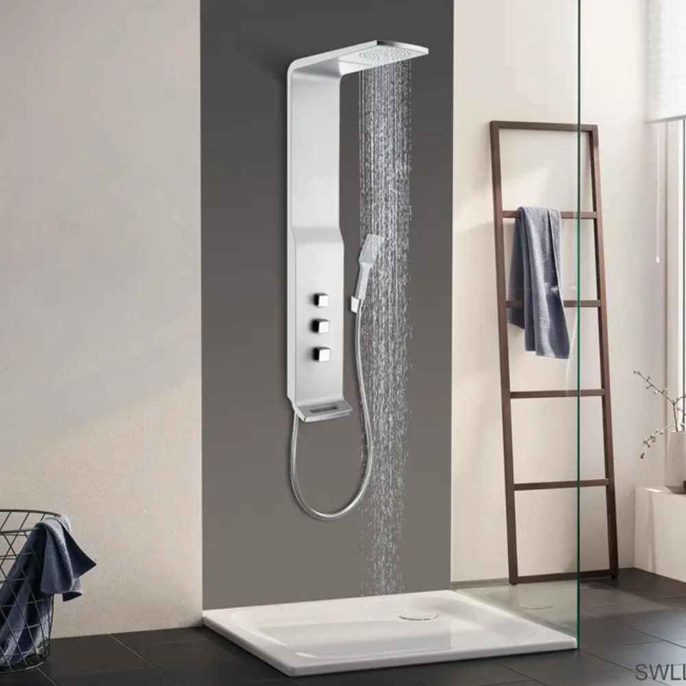 Фото 4 Душевая панель Ceruttispa Sella CT8990 матовый хром без гидромассажа Фото 4 Душевая панель Ceruttispa Sella CT8990 матовый хром без гидромассажа