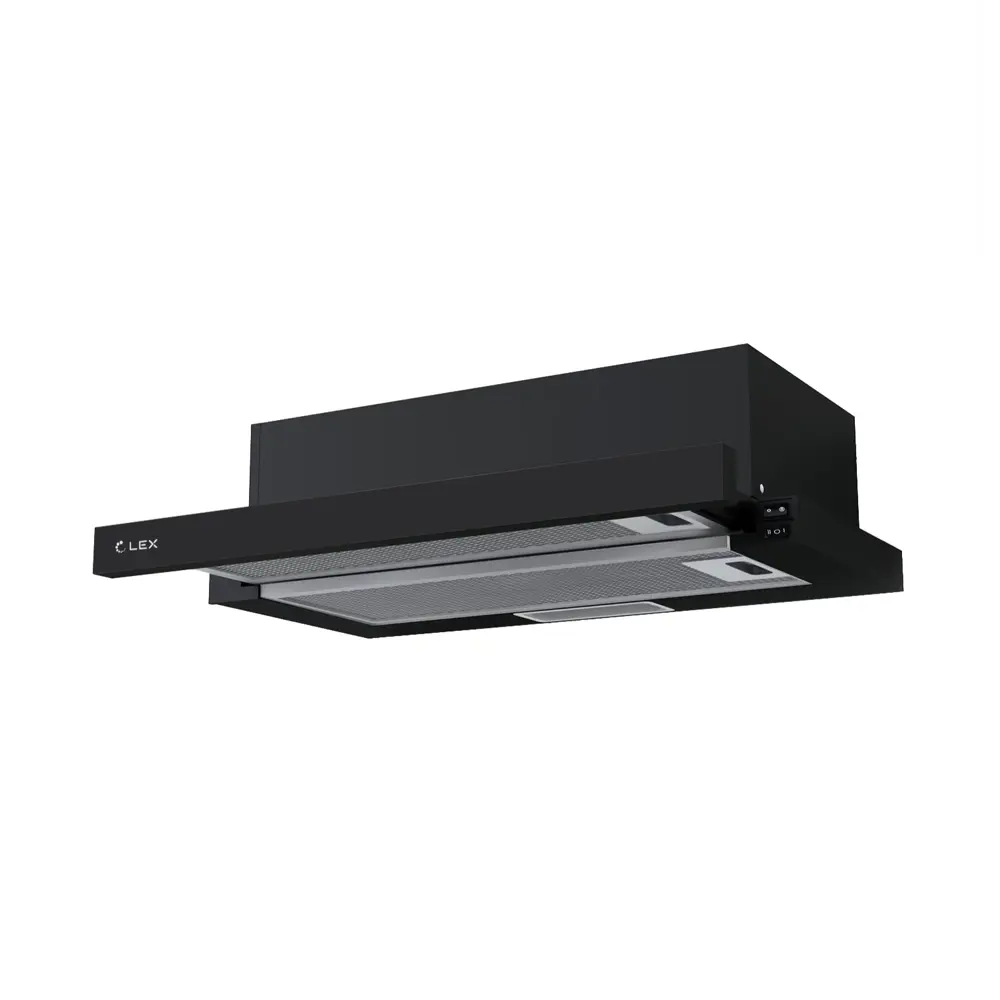 Фото Плоская вытяжка Lex HOGAN 600 BLACK 60 см цвет черный Фото Плоская вытяжка Lex HOGAN 600 BLACK 60 см цвет черный