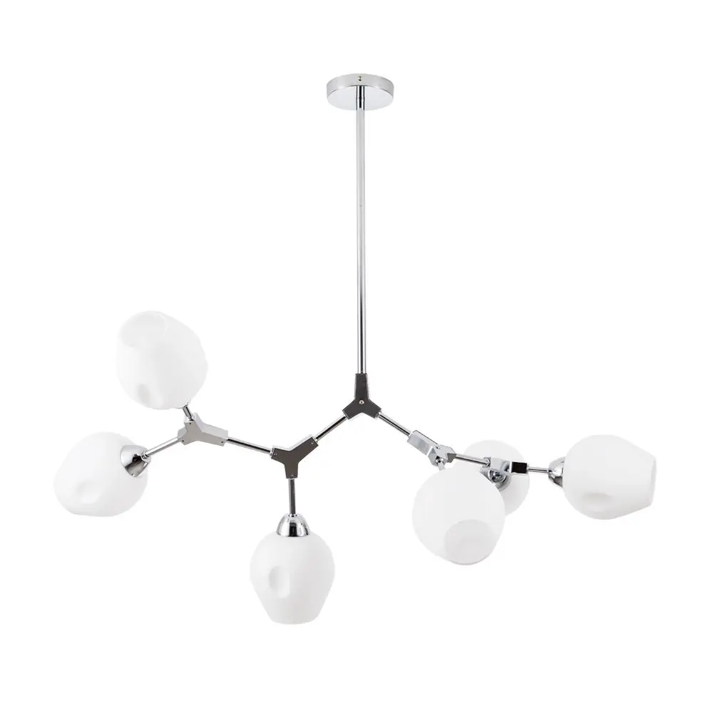 Фото Люстра подвесная Arte lamp A4103sp-6cc 6 ламп 14 м² цвет хром Фото Люстра подвесная Arte lamp A4103sp-6cc 6 ламп 14 м² цвет хром
