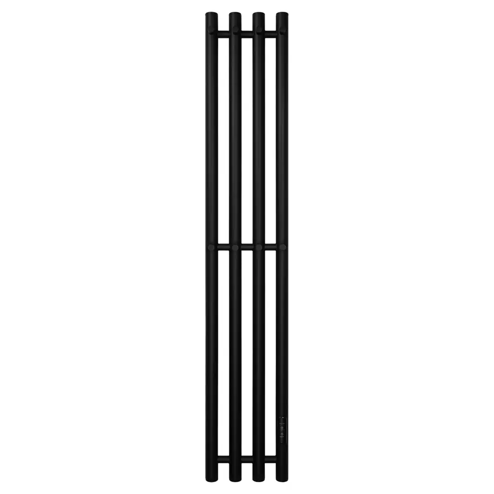 Фото Полотенцесушитель электрический Primoclima Sol R E Black 210x1200 мм 122 Вт с терморегулятором I-образный цвет черный матовый Фото Полотенцесушитель электрический Primoclima Sol R E Black 210x1200 мм 122 Вт с терморегулятором I-образный цвет черный матовый