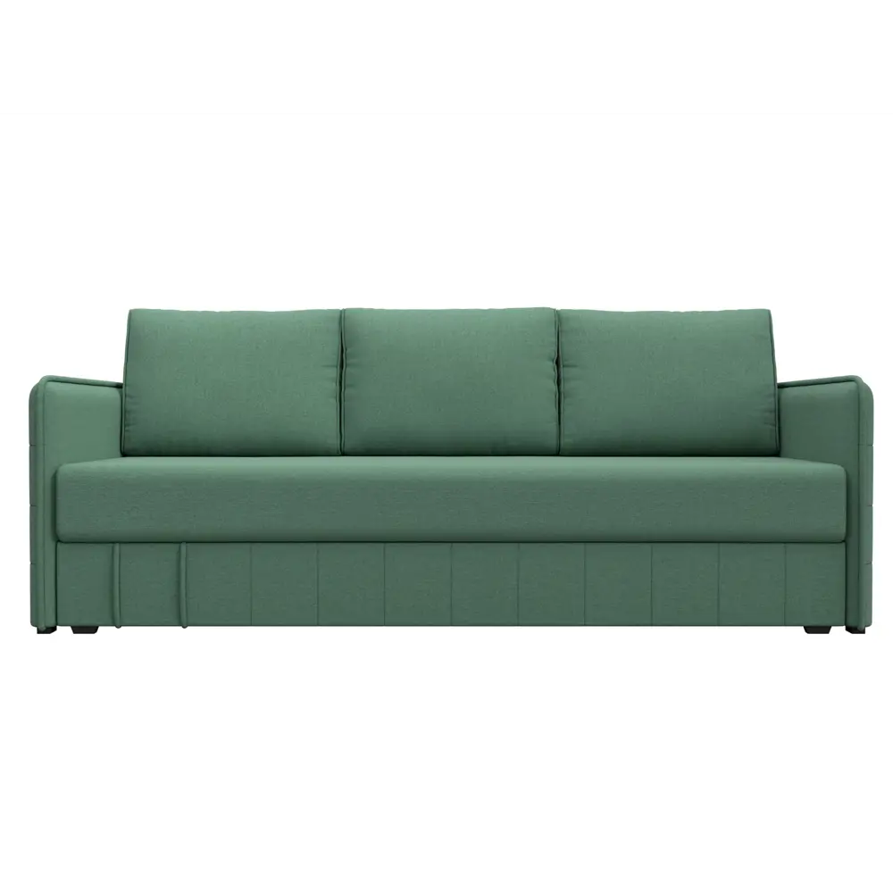 Фото 2 Диван раскладной Лига диванов Диван прямой Слим НПБ 204x90x105 см рогожка цвет амур зеленый Фото 2 Диван раскладной Лига диванов Диван прямой Слим НПБ 204x90x105 см рогожка цвет амур зеленый