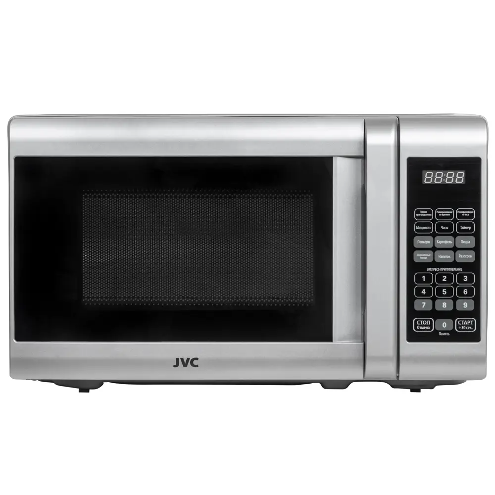 Фото 2 Отдельностоящая микроволновая печь Jvc JK-MW382S 20 л 44x25.9x32.3 см цвет серебристый Фото 2 Отдельностоящая микроволновая печь Jvc JK-MW382S 20 л 44x25.9x32.3 см цвет серебристый