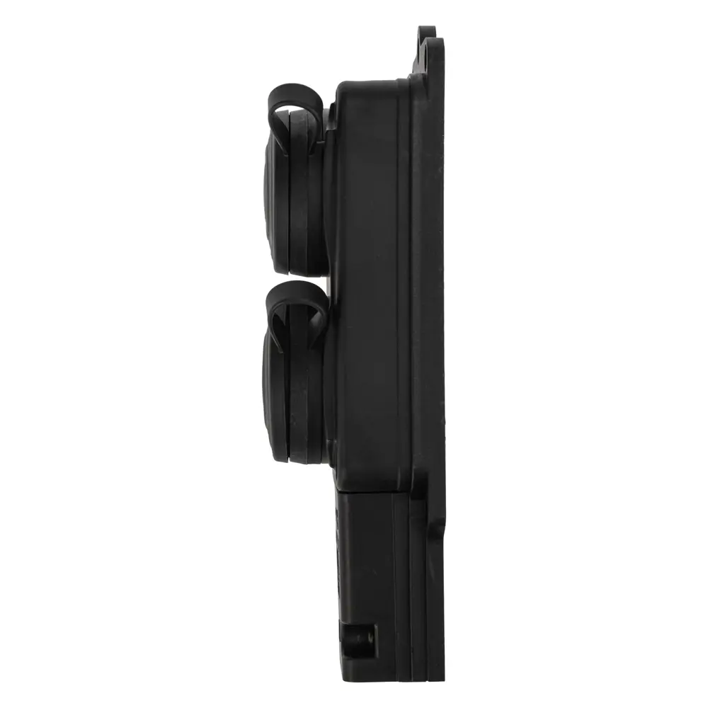Фото 4 Розетка Proconnect 111-112-4 с заземлением и крышкой 250 В 16 A цвет черный Фото 4 Розетка Proconnect 111-112-4 с заземлением и крышкой 250 В 16 A цвет черный