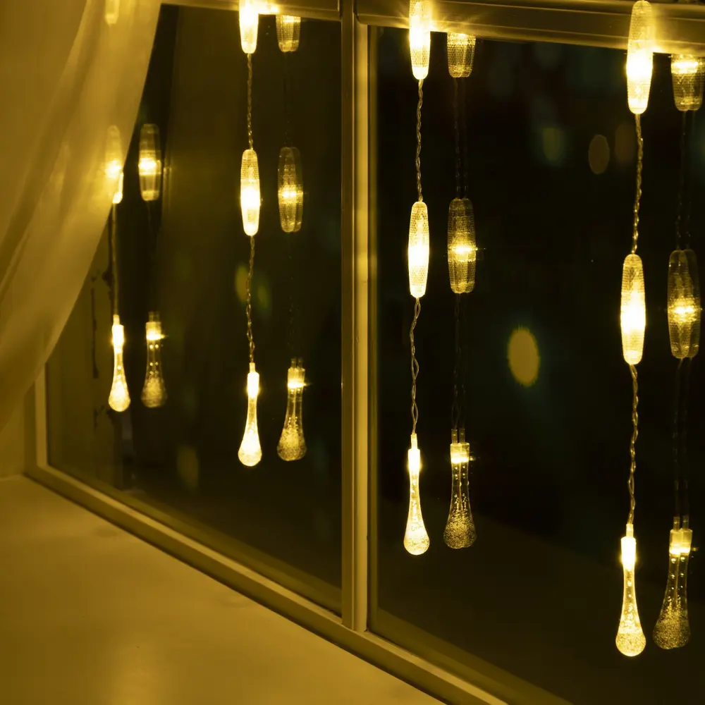 Фото 5 Электрогирлянда комнатная Luazon lighting 3612412 занавес 2.5x2.5 м 50 ламп теплый белый 8 режимов работы Фото 5 Электрогирлянда комнатная Luazon lighting 3612412 занавес 2.5x2.5 м 50 ламп теплый белый 8 режимов работы