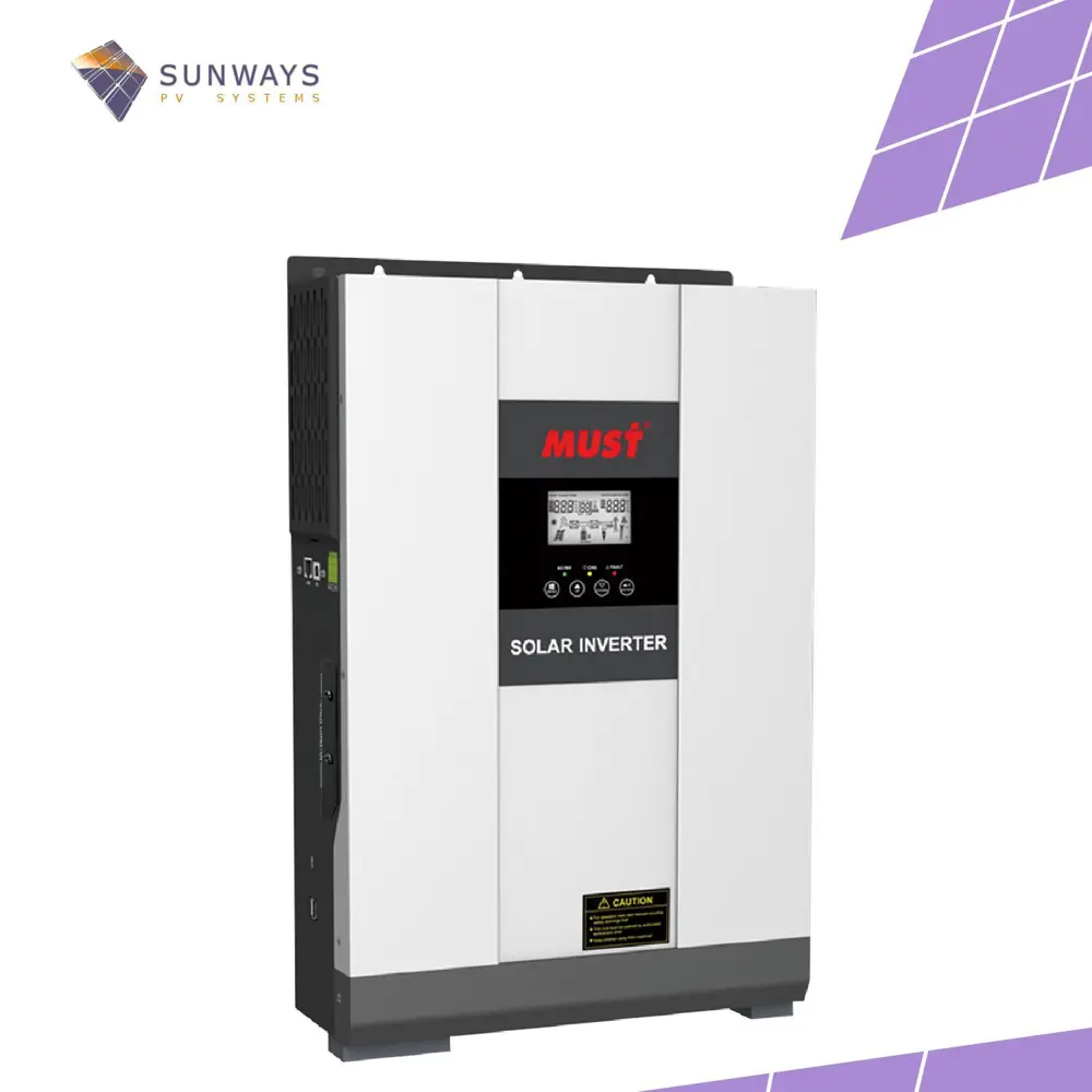 Фото 2 Инвертор для солнечных панелей Sunways EVO II 5048 LV 5000 Вт Фото 2 Инвертор для солнечных панелей Sunways EVO II 5048 LV 5000 Вт