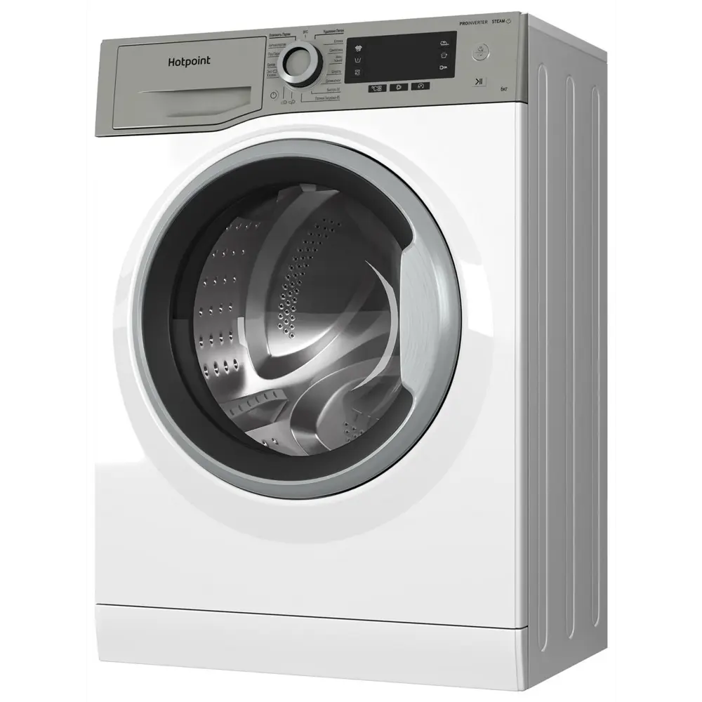 Фото 5 Стиральная машина Hotpoint Nsd 6239 us ve ru 59.5x85x42.5 см 6 кг цвет белый Фото 5 Стиральная машина Hotpoint Nsd 6239 us ve ru 59.5x85x42.5 см 6 кг цвет белый