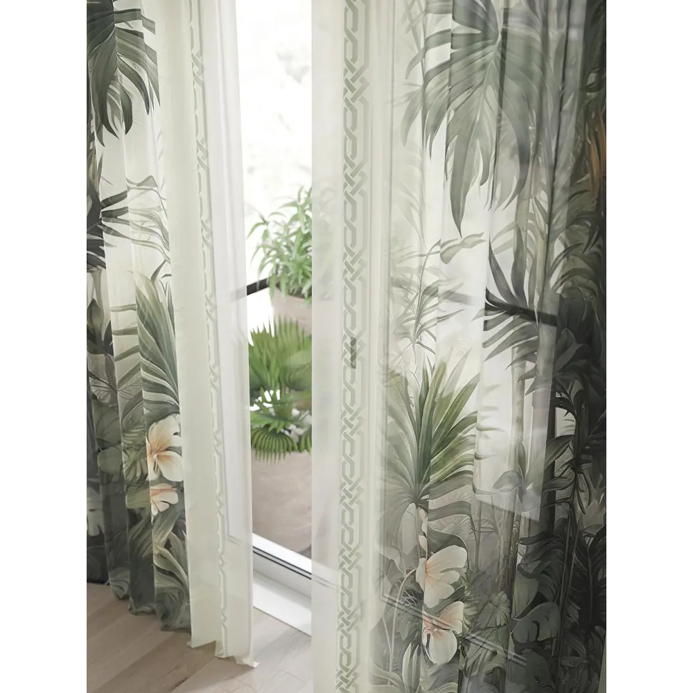 Фото 3 Тюль Comfy Way Алоуна - 101 CW580101-240 150x240 см на шторной ленте цвет зеленый 2 шт Фото 3 Тюль Comfy Way Алоуна - 101 CW580101-240 150x240 см на шторной ленте цвет зеленый 2 шт
